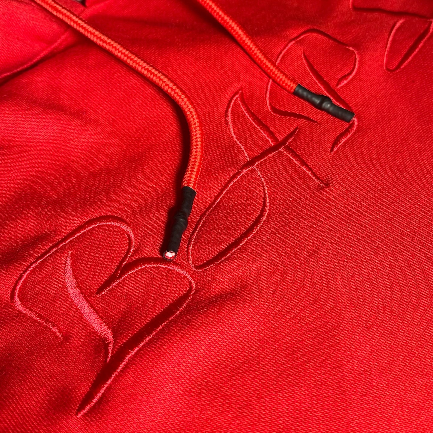 The Hooded Sweatshirt “Satin Red”